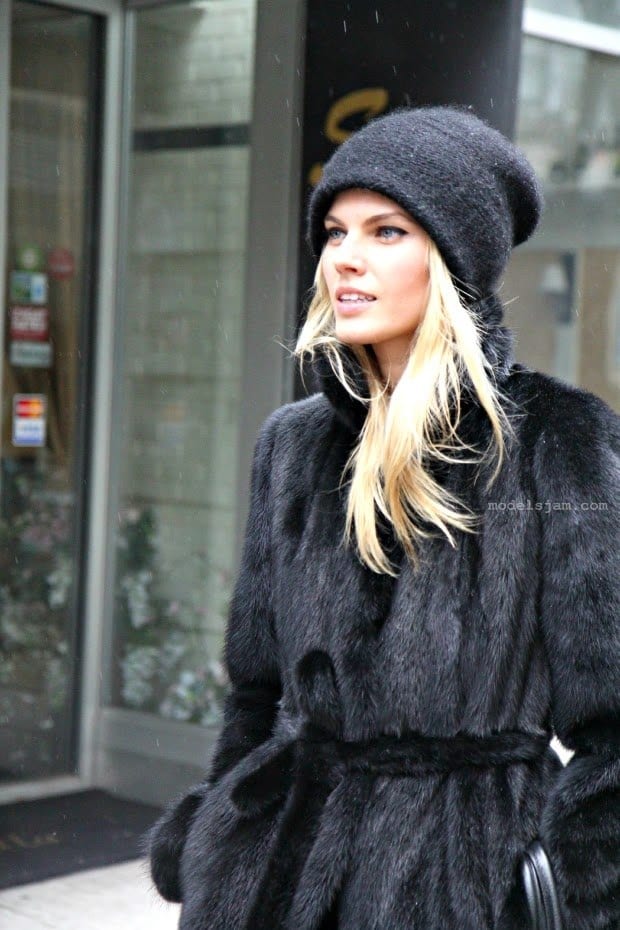outfit with hat winter