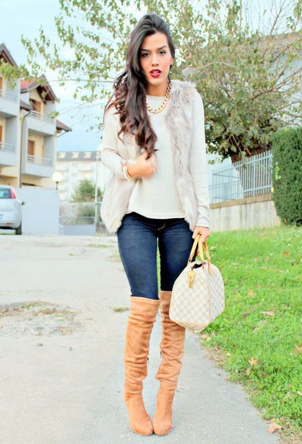 winter outfits with furs (14)