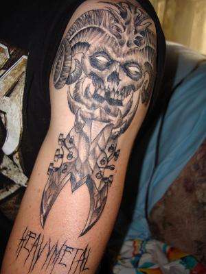 Heavy Metal Tattoos-27 Most Bad-ass Tattoos Designs Ever