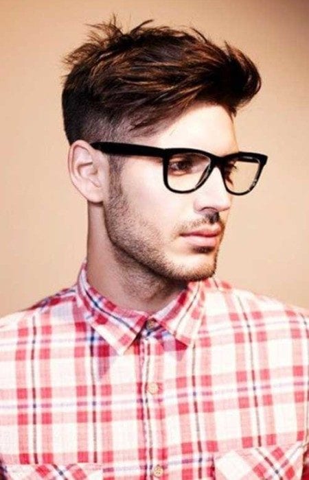 perfect undercut hairstyles with glasses