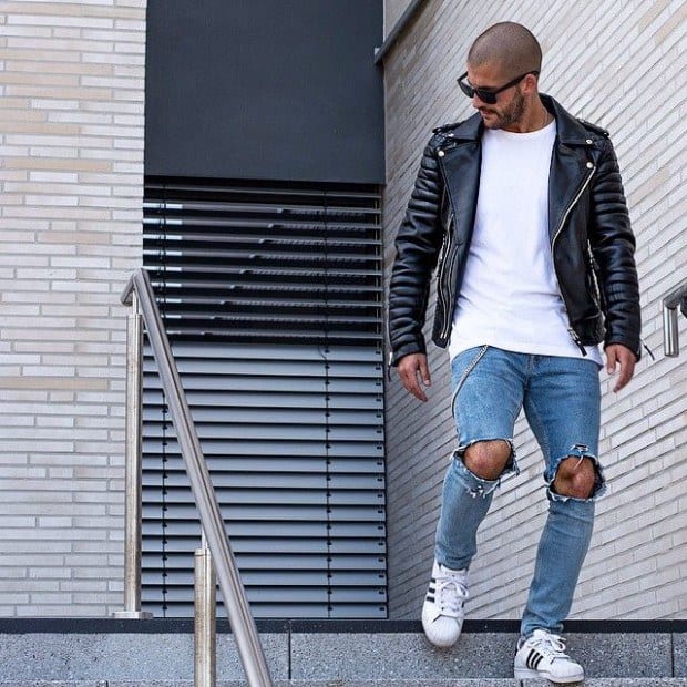 How to Style Adidas Superstar Men-18 Outfits with Adidas Sneakers