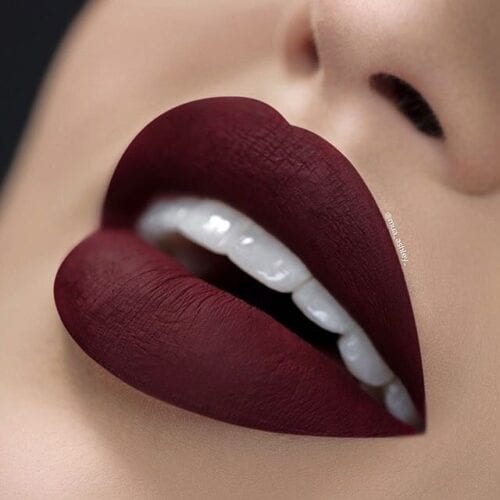 Deep Rich Burgundy For Mahogany Divas