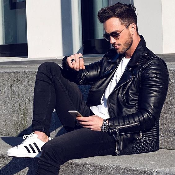 How to Style Adidas Superstar Men-18 Outfits with Adidas Sneakers