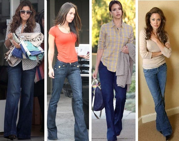 bootcut jeans celebrities