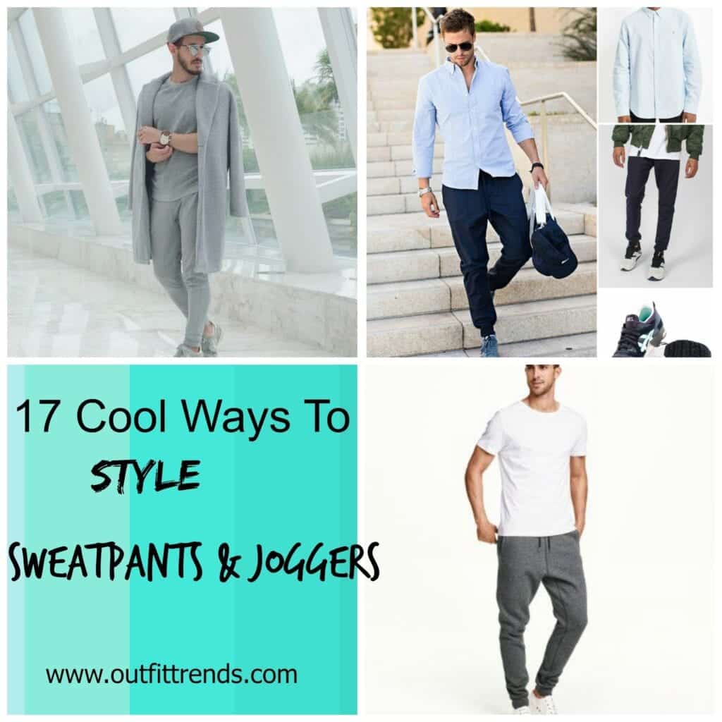 Men sweatpants and joggers style