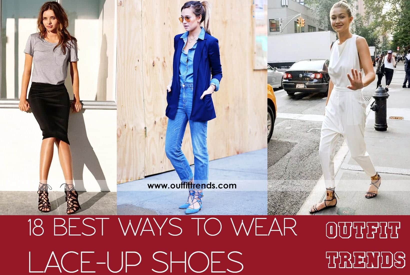 Outfits with Lace-up Shoes - 18 Ways to Wear Lace-up Shoes