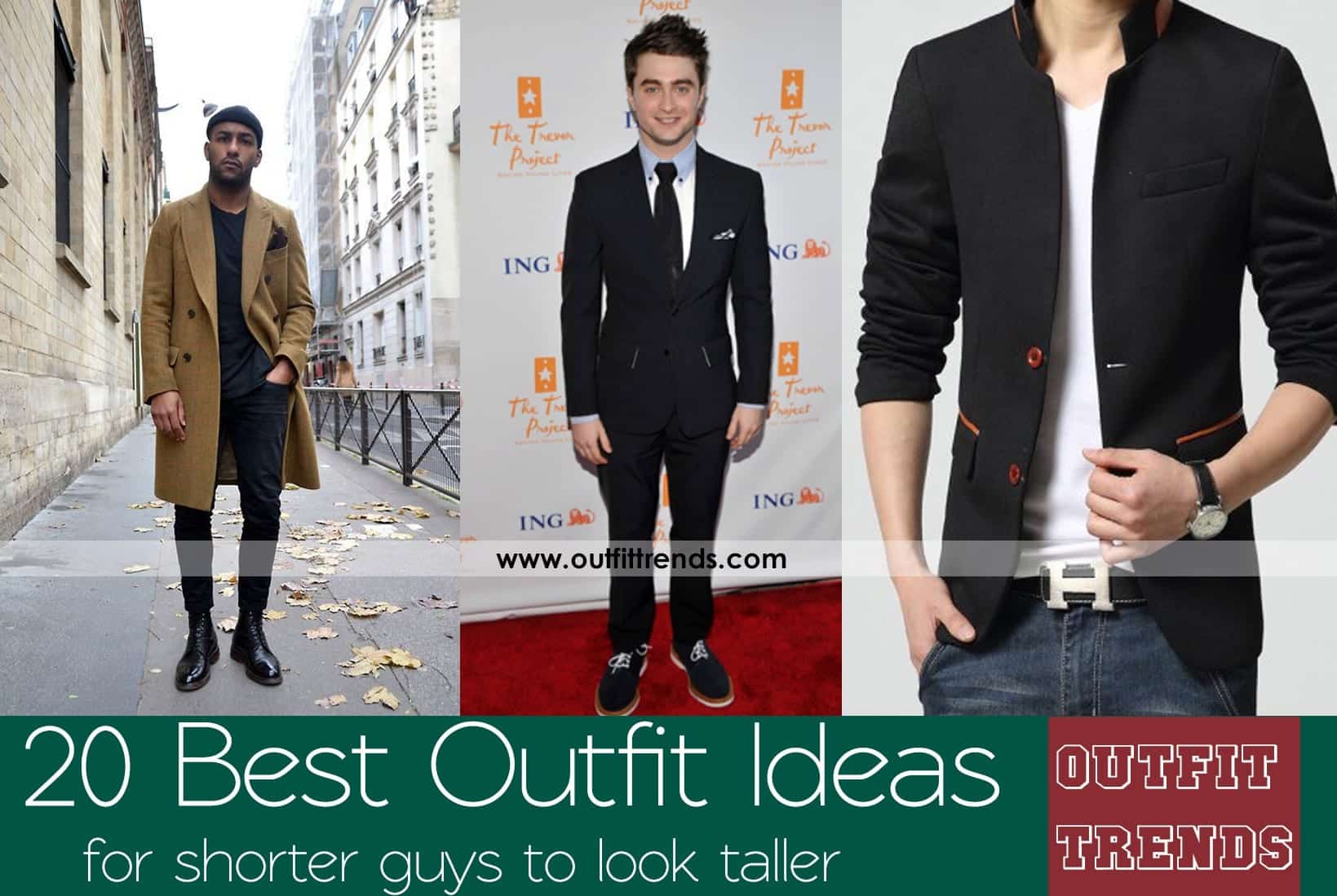 Outfits for Short Height Guys-20 Fashion Tips to Look Taller