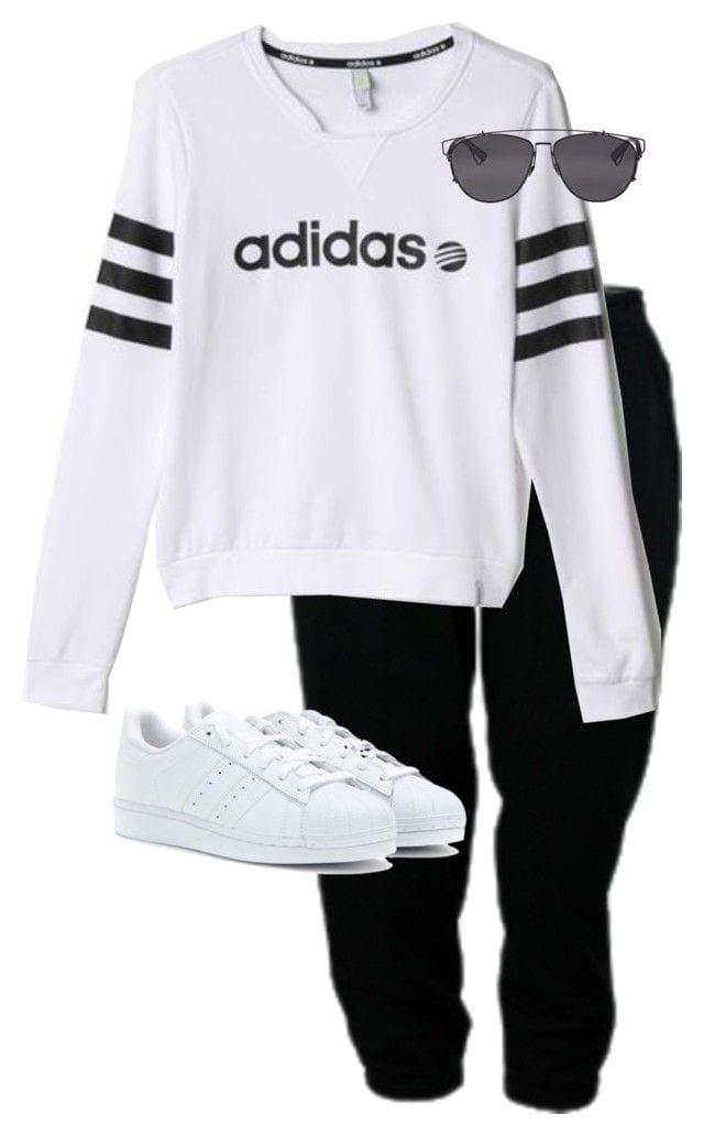 30 Cute Outfits with Adidas Shoes for Girls to try this Year