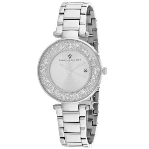 Silvery Shimmering Watch Design