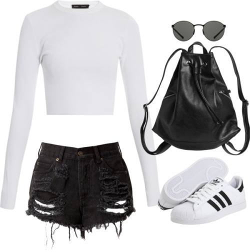 40 Cute Outfits With Adidas Shoes For Girls