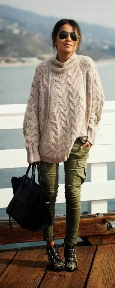 Cargo pants outfits for women