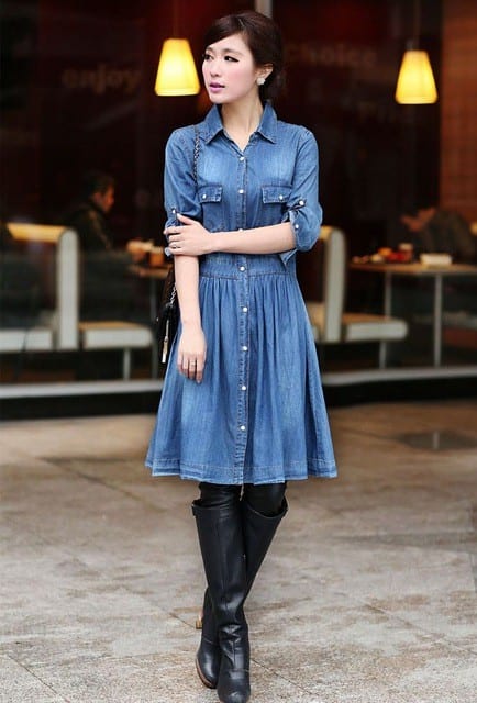 denim-dress