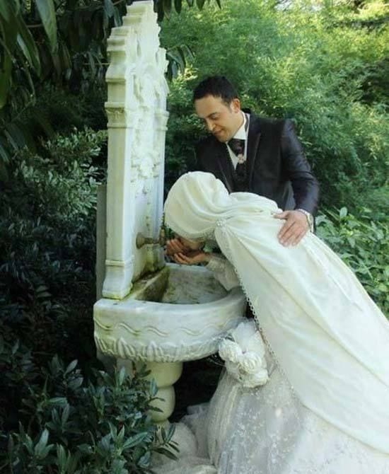 muslim couple wedding pictures