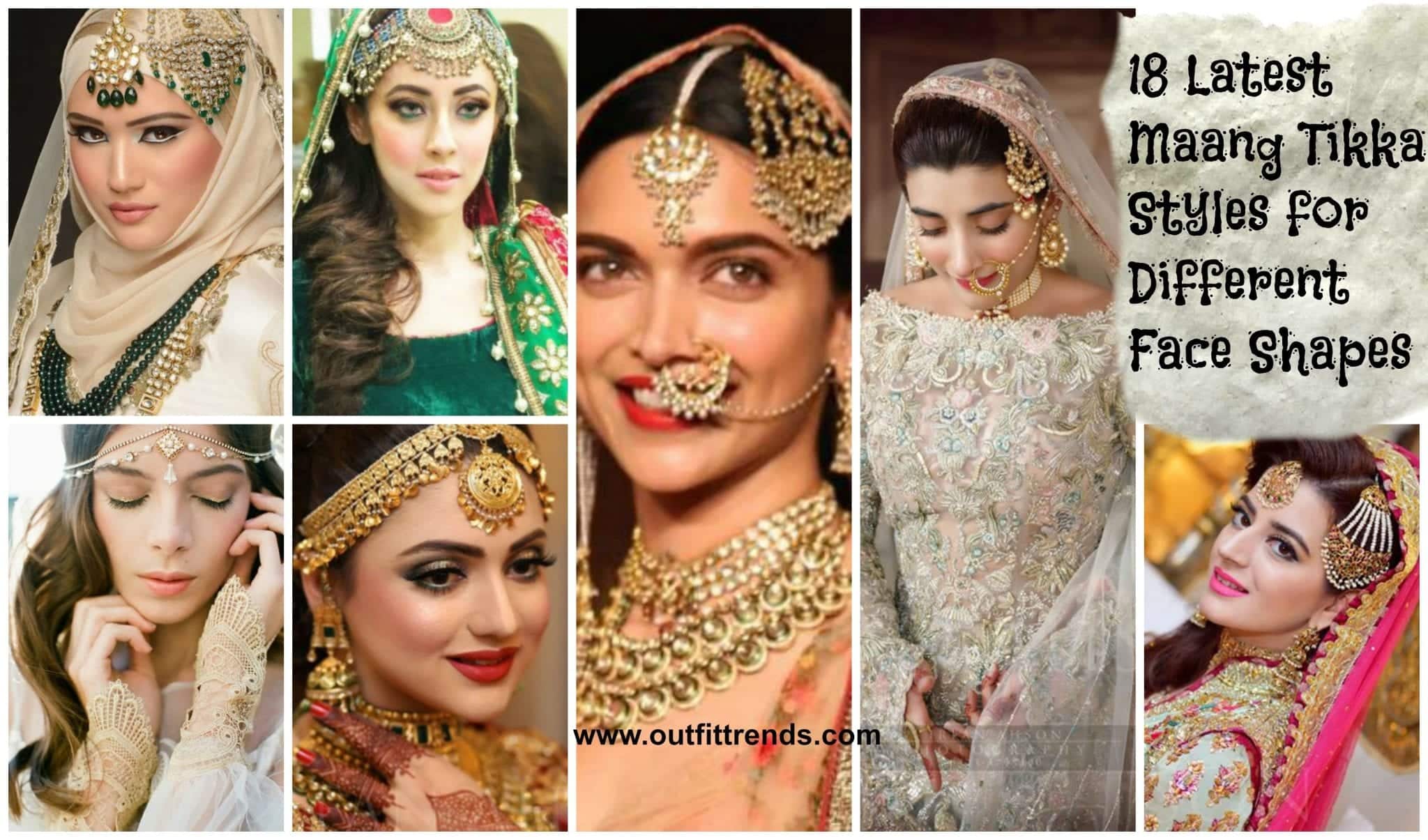 Matha Patti And Mang Tikka Hairstyles For Party 2023-24 | Pakistani bridal  hairstyles, Matha patti hairstyles, Pakistani bridal makeup