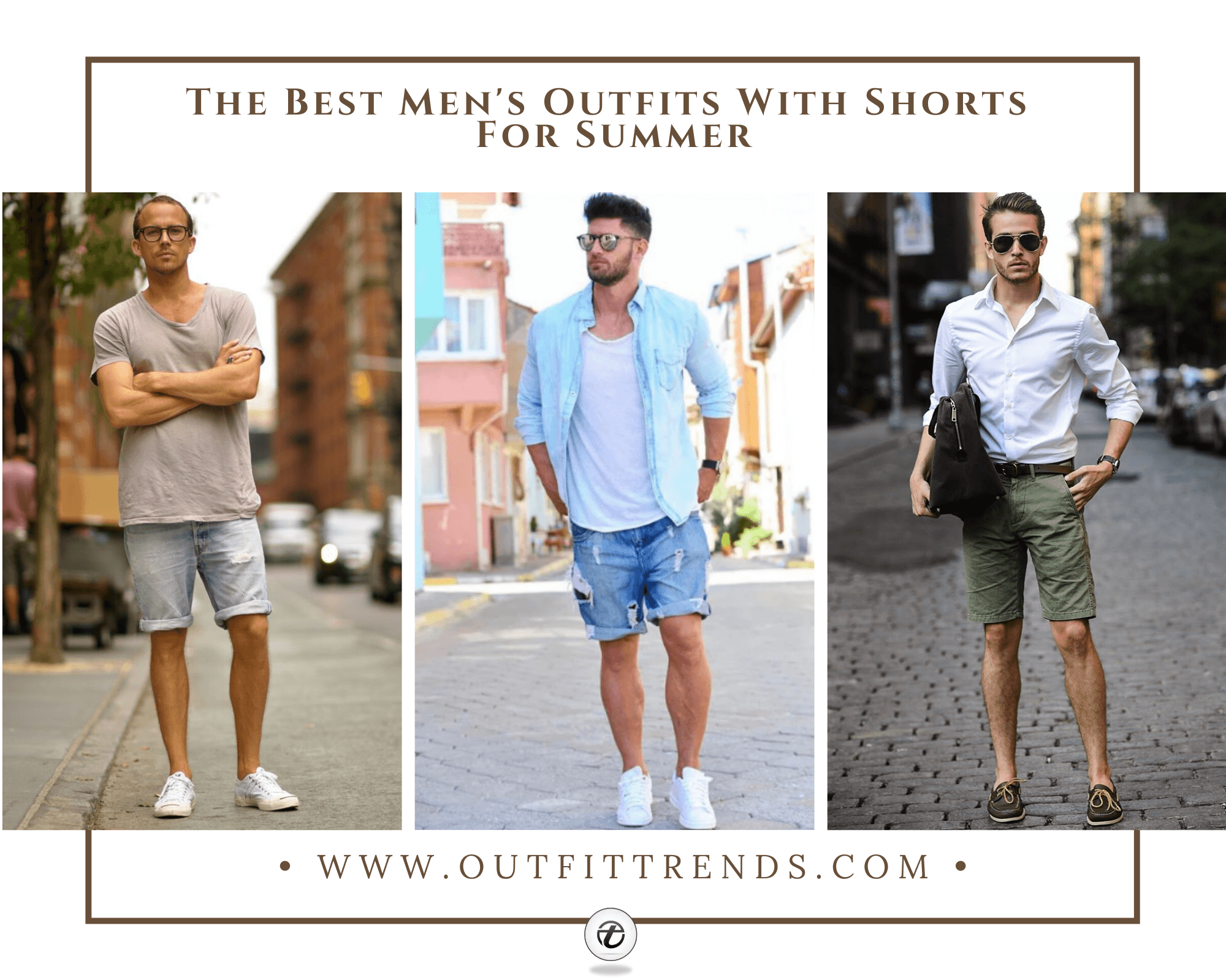 how to wear shorts for men summer