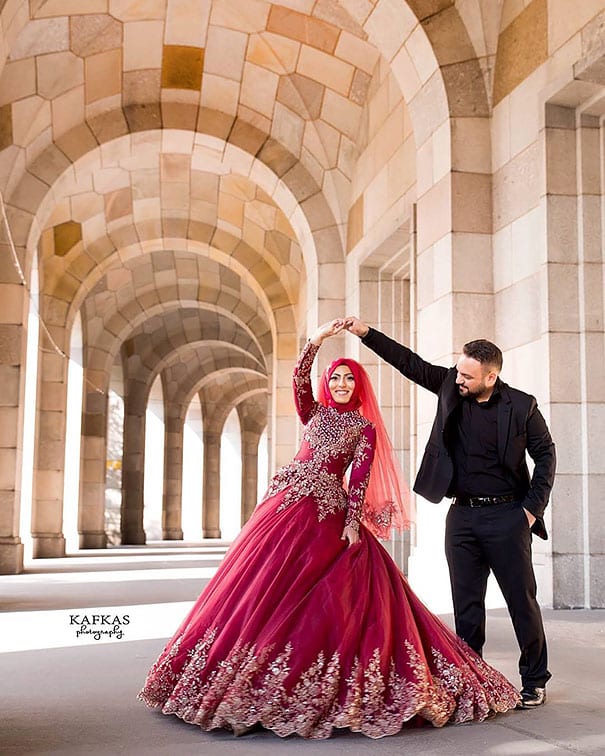 muslim couple wedding pictures