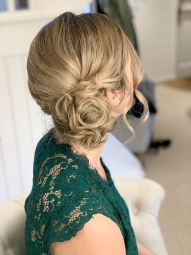 Half Up Bun For Weddings