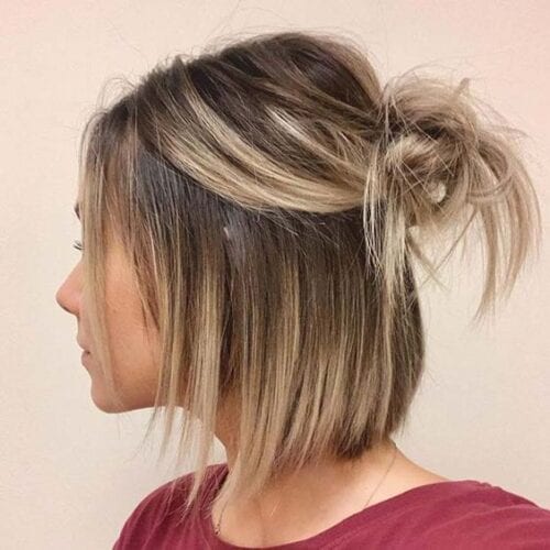 Half Up Bun for Teen Girls-20 Latest Half Bun Hairstyles 2017