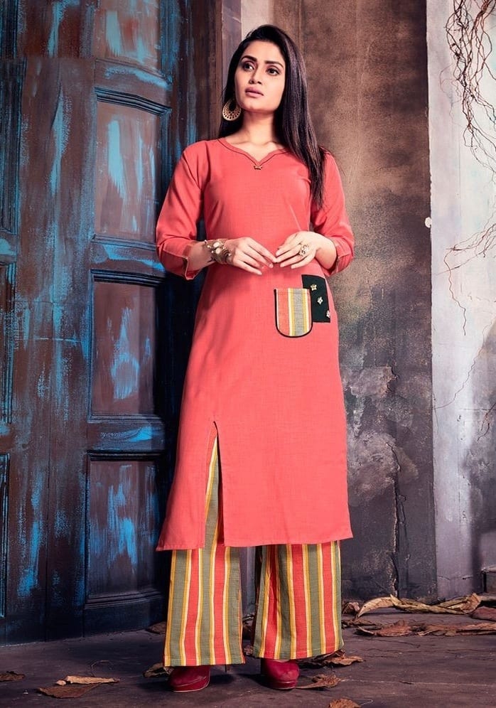 plain shirt kurti