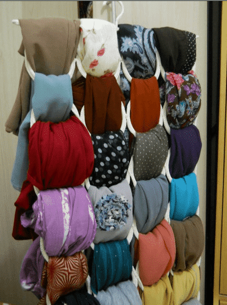 12 Great Ideas for Organizing Hijab  for Every Day Routines