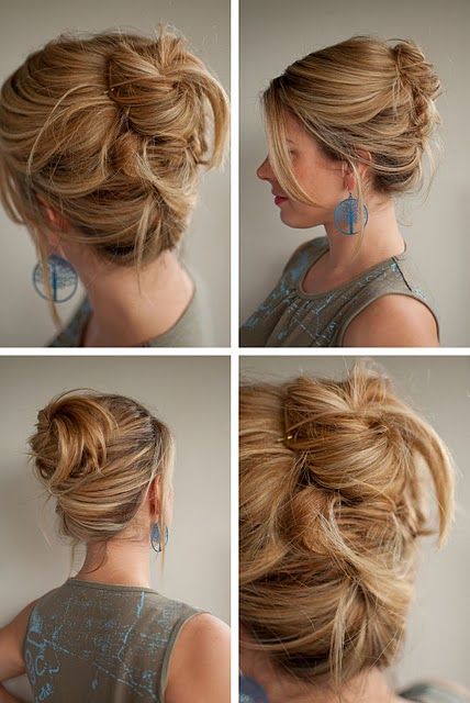 Quick Half Bun Hairdo for Street Look