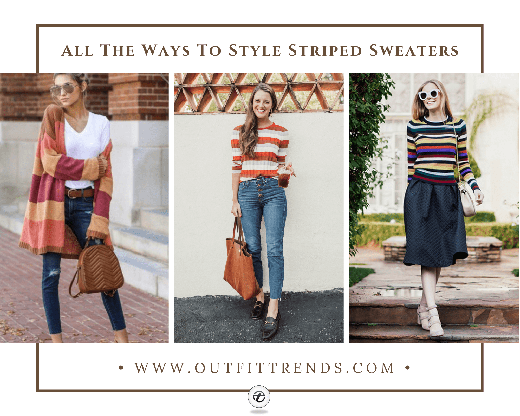 Striped Sweater Trend- 29 Ways to Wear Sweaters with Stripes