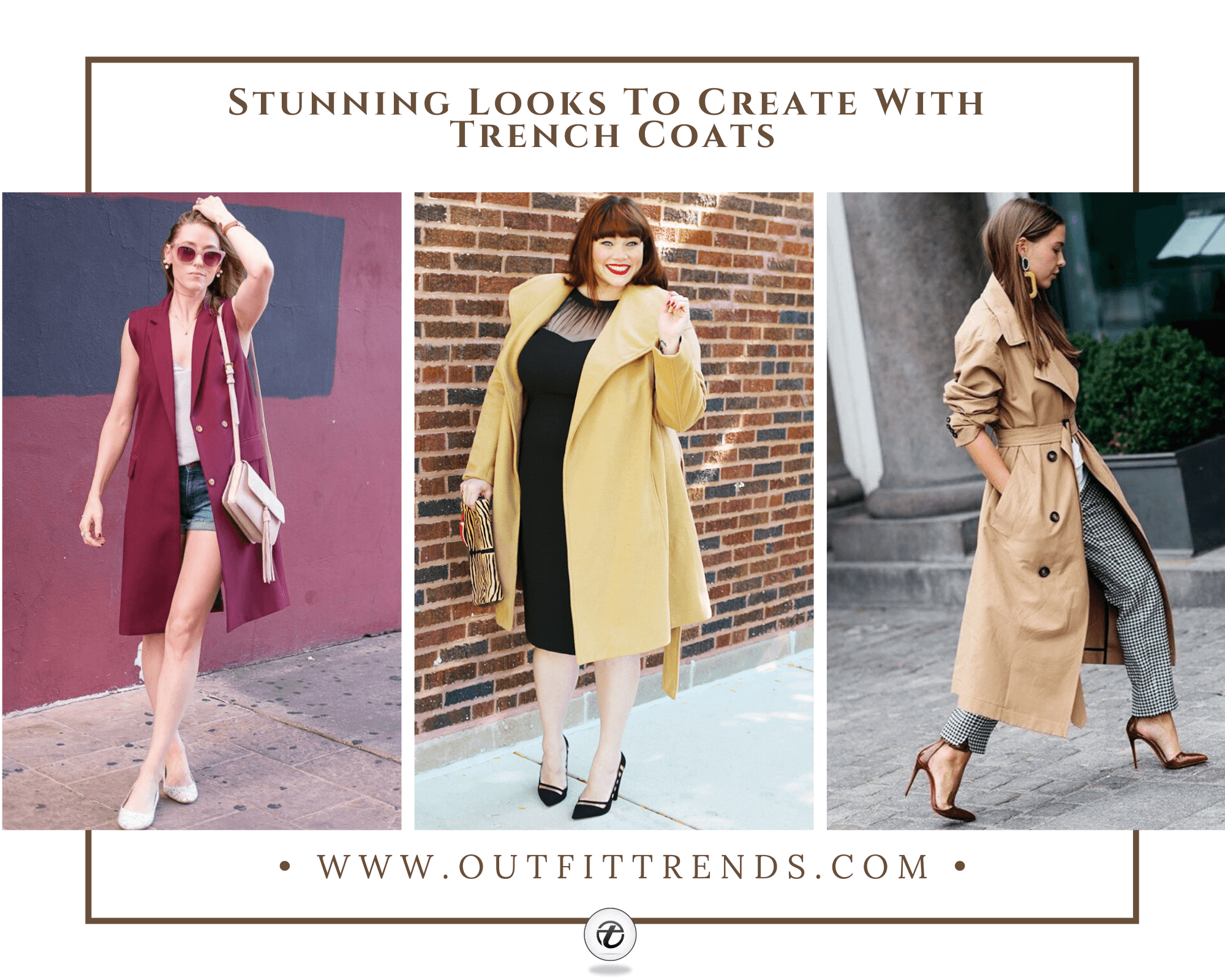 3 Ways to Style Women's Trench Coats in Fall Outfits - thekarebear