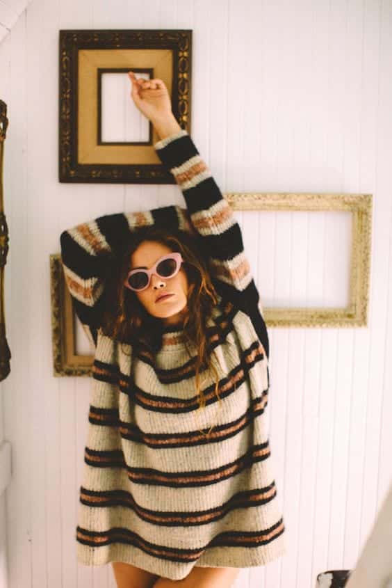 Striped Sweater Trend- 29 Ways to Wear Sweaters with Stripes