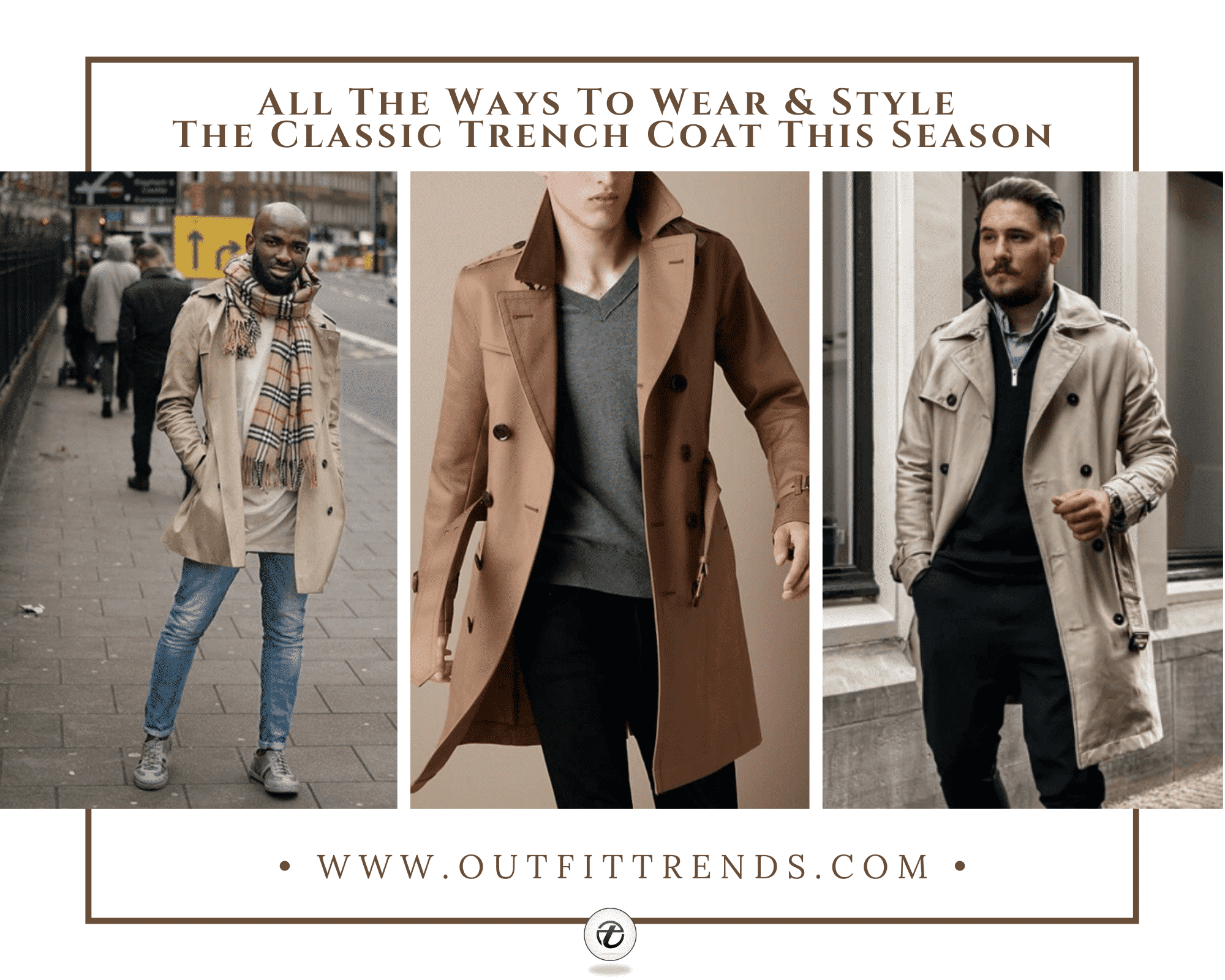 trench coat and turtleneck outfit men Cheap Sell - OFF 68%