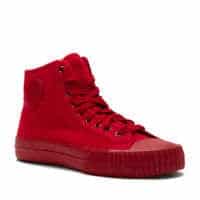 red colour shoes for men