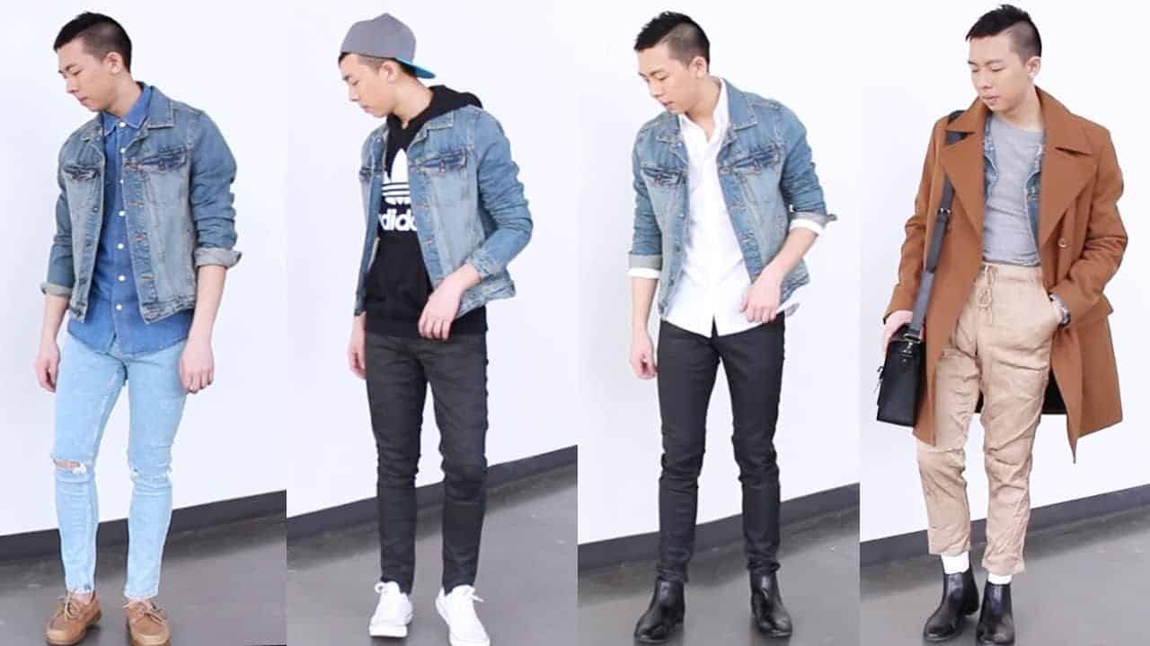 19 Light blue denim jacket outfits ideas  jacket outfits, blue denim jacket,  denim jacket men