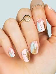 Funky White Nail Art