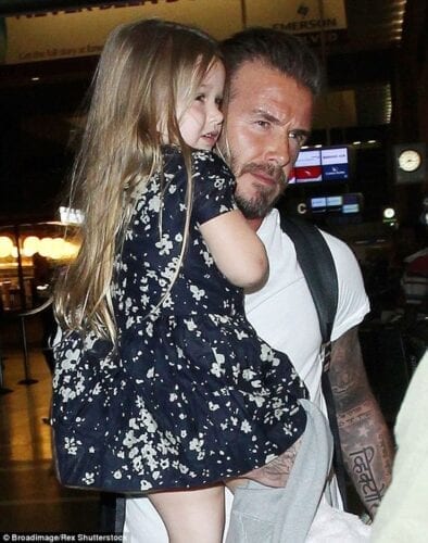 Harper Beckham Pics-100 Best Pictures and Videos of Harper Beckham's Airport Outfit