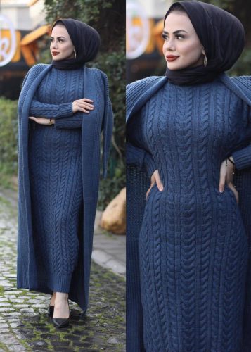 style winter hijab