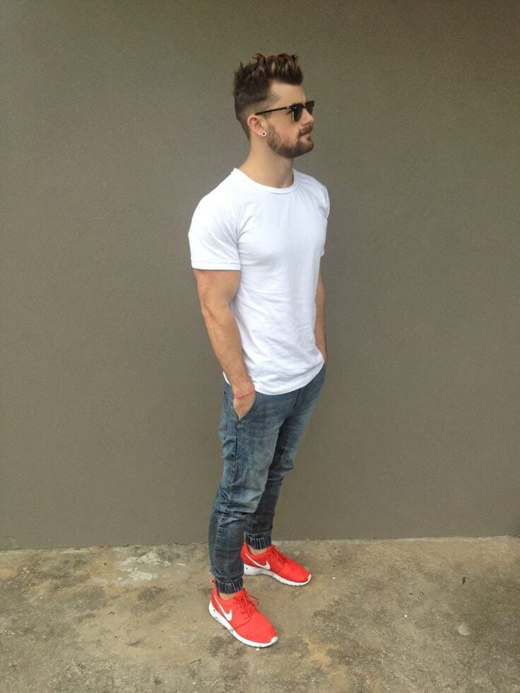 Red Shoes Outfits For Men-18 Ways to Wear Red Shoes