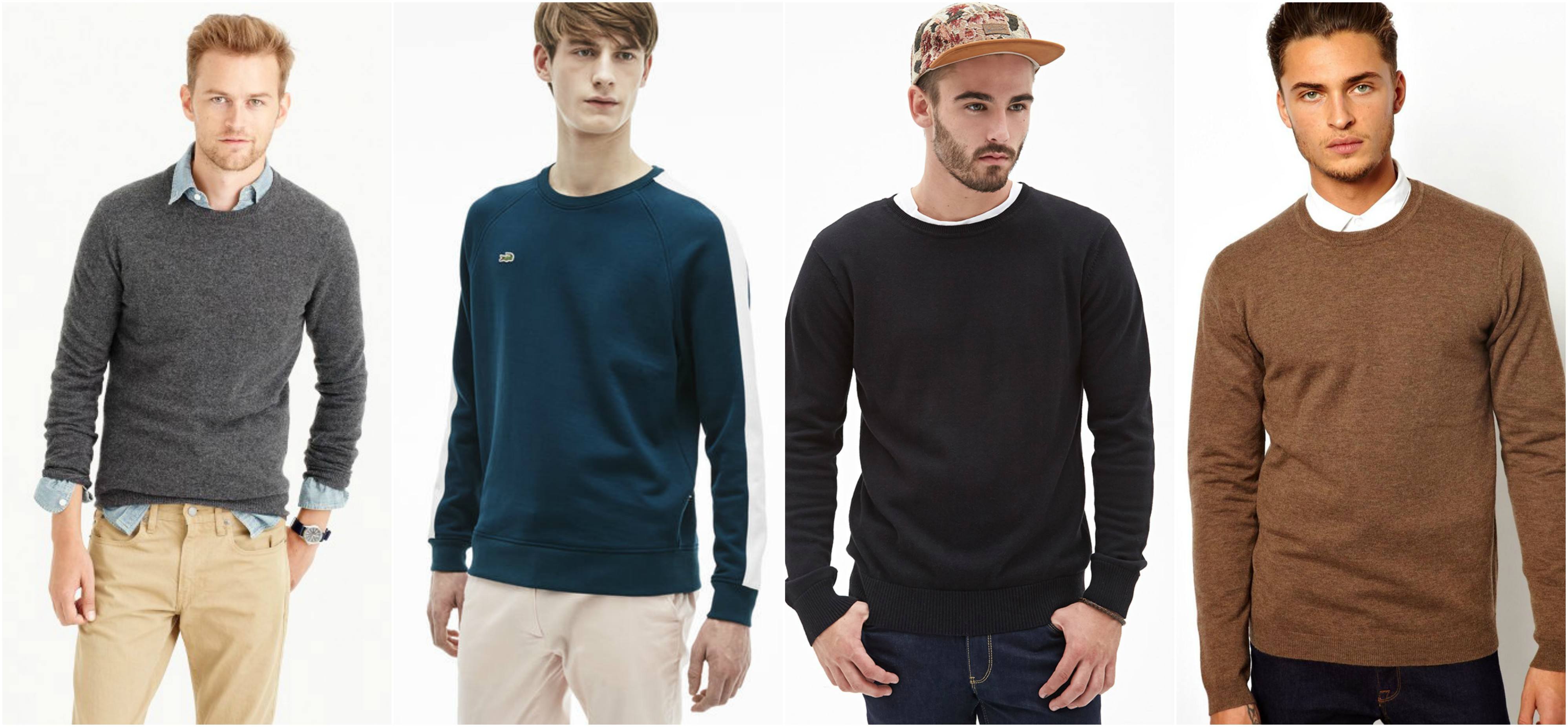 sweaters with collared shirts