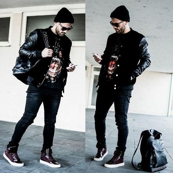 mens outfits with vans