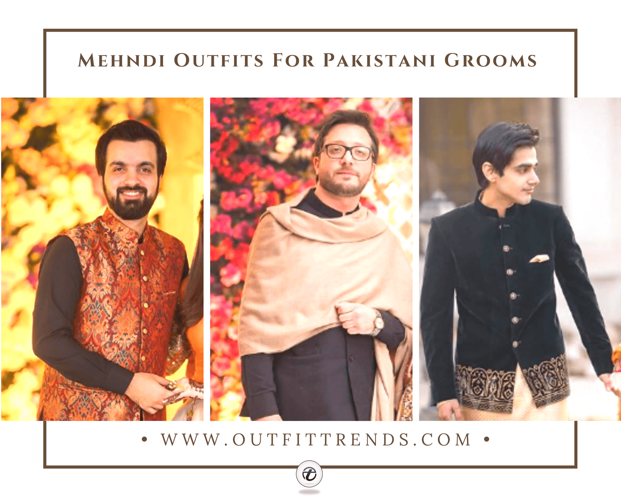 pakistani groom mehndi outfits