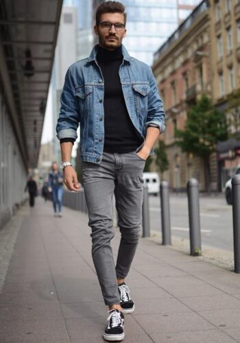men's fashion with vans shoes