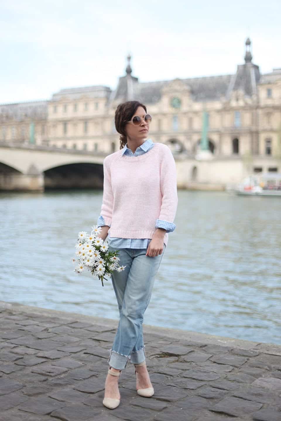 Pink Sweater To wear on hangouts