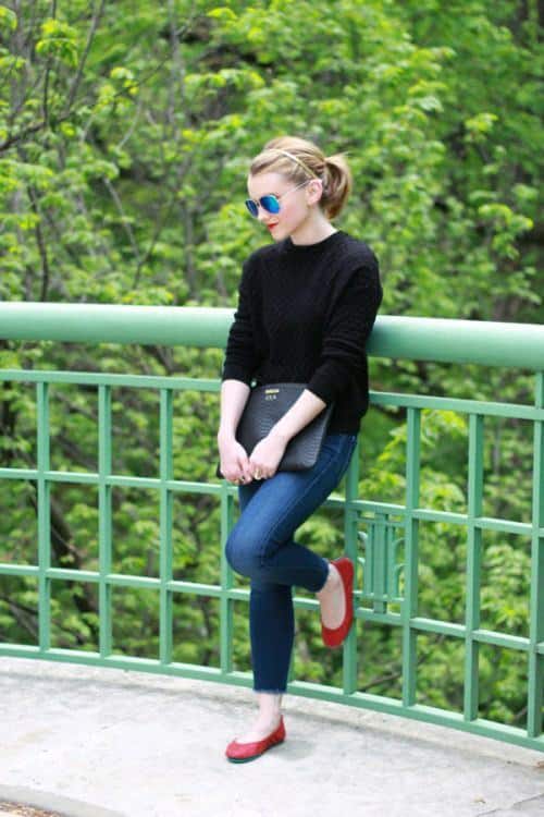 going out outfits flat shoes