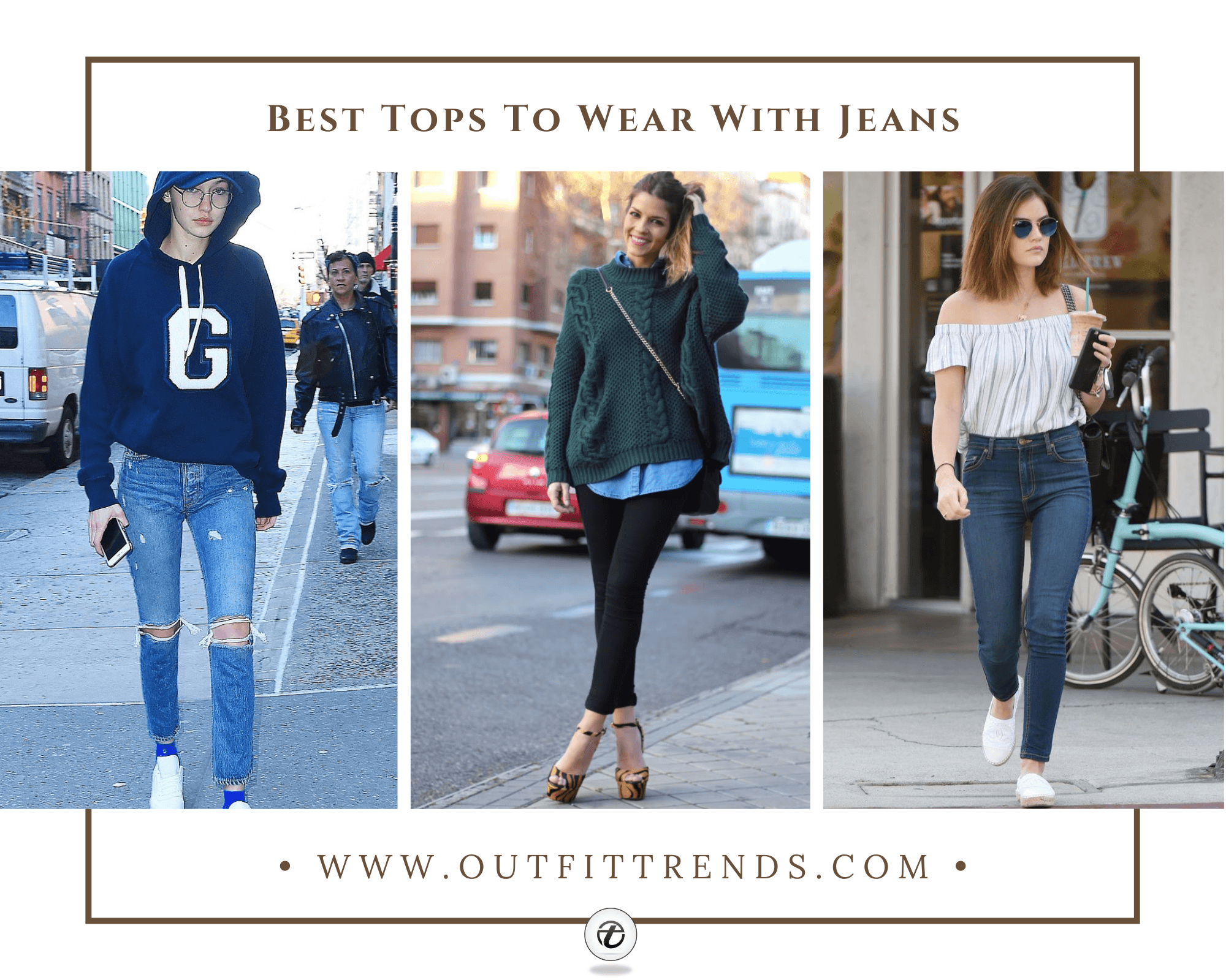 Best Tops to Wear with Jeans | 24 Jeans ...