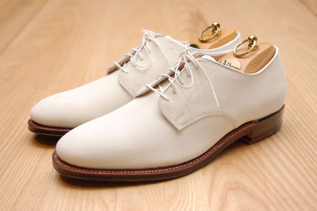 Men Outfit with White Shoes-16 Trendy Ways to Wear White Shoe's Outfit with White Oxfords Shoes