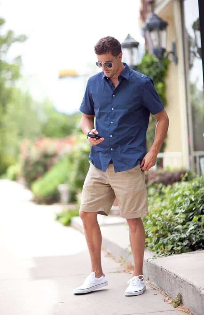 Men Outfit with White Shoes-16 Trendy Ways to Wear White Shoe