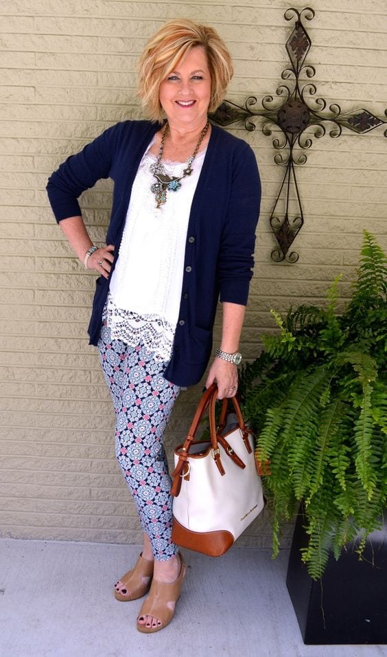 legging outfit for women over 40
