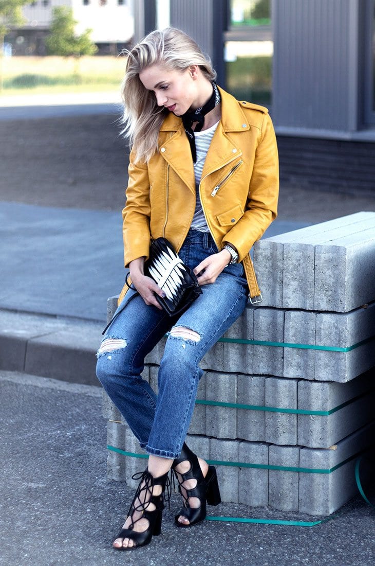 fall yellow outfits