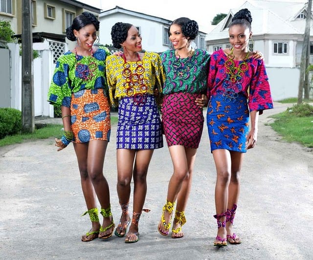 Kitenge Dresses for Young Girls-30 Cute Kitenge Ankara Dresses