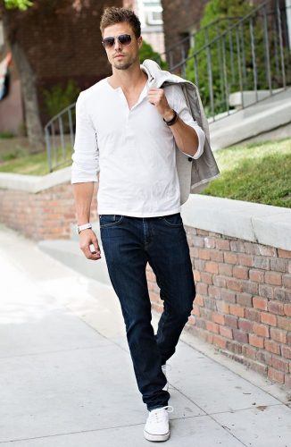 mens outfits with vans