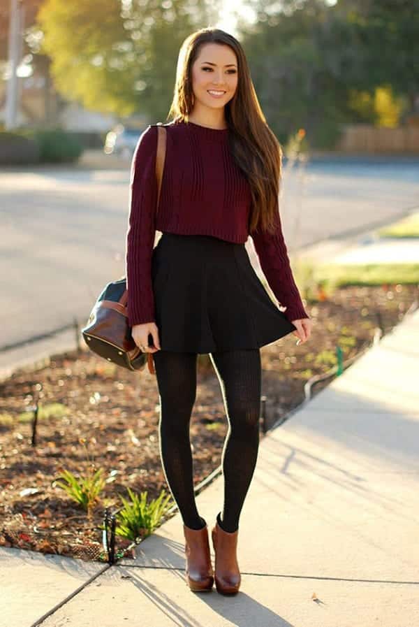 How to Wear Black Leggings ? 24 Outfit Ideas