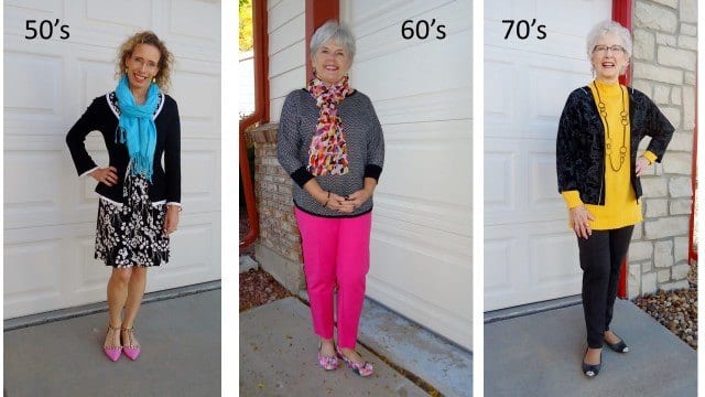 bright colors to wear for older women